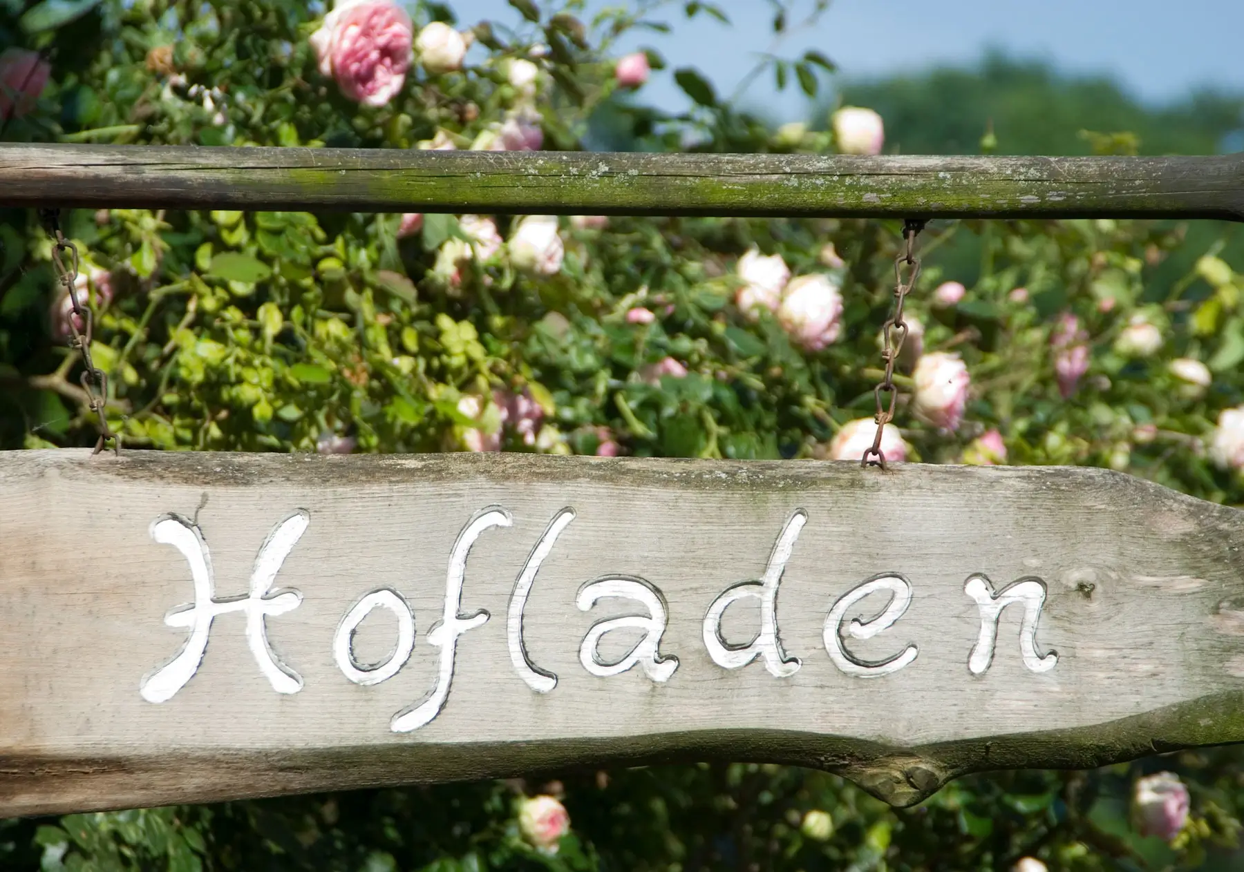 Bild von einen Hofladenschild